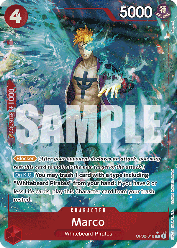 Marco (Full Art) OP02-018 One Piece card
