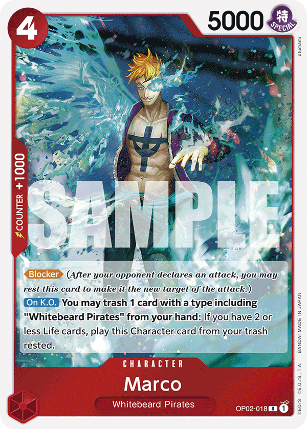 Marco (Reprint) OP02-018 One Piece card