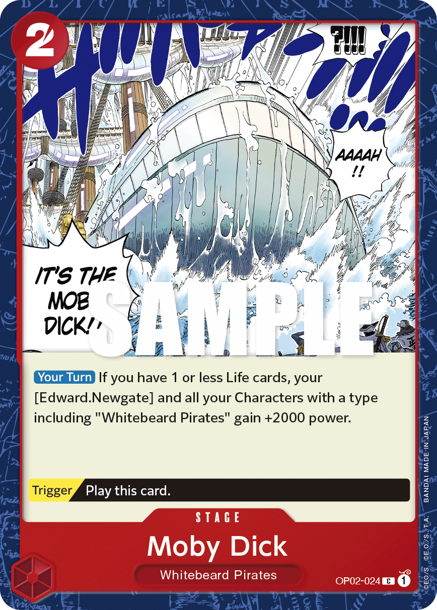 Moby Dick OP02-024 One Piece card