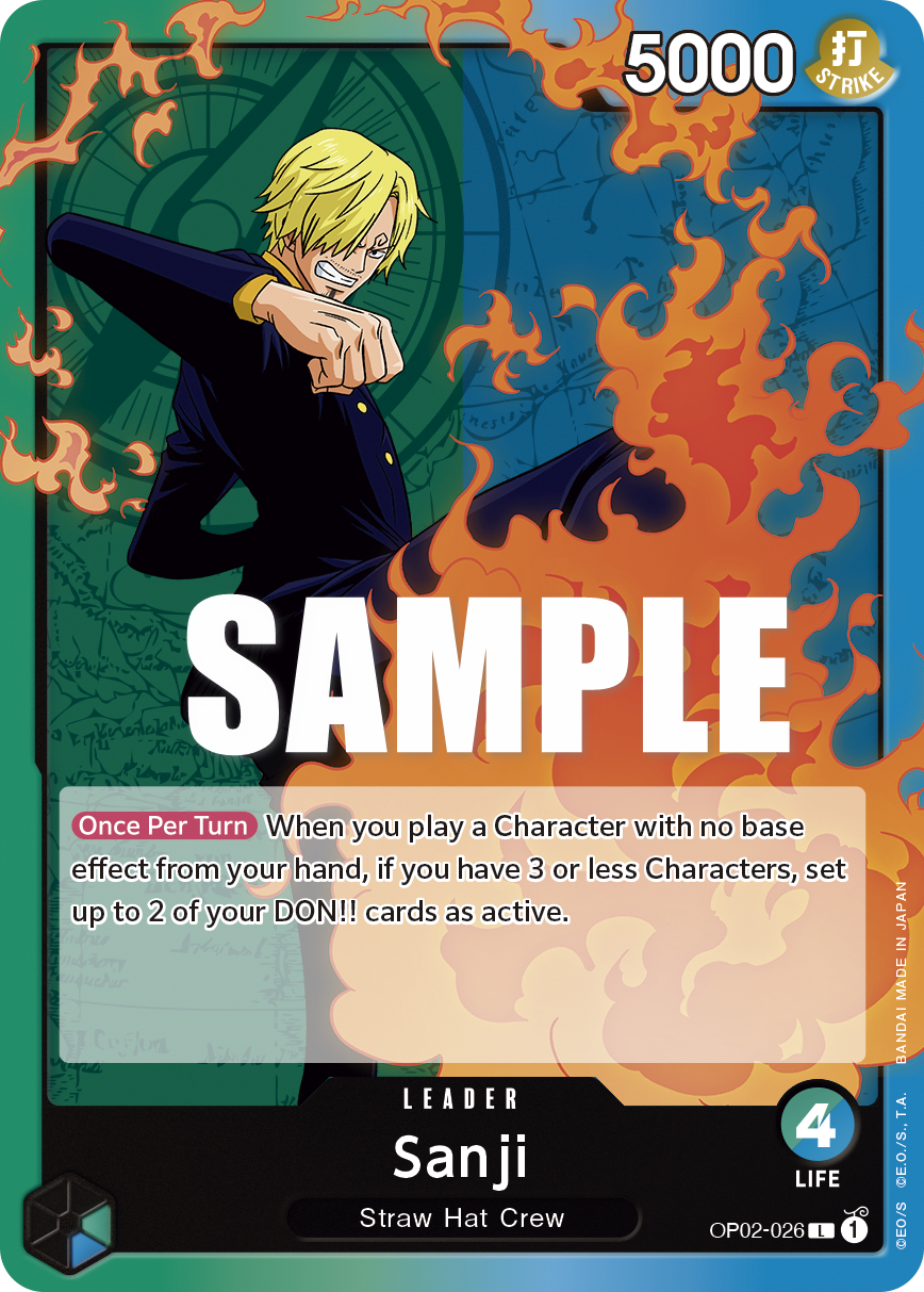 Sanji OP02-026 One Piece card