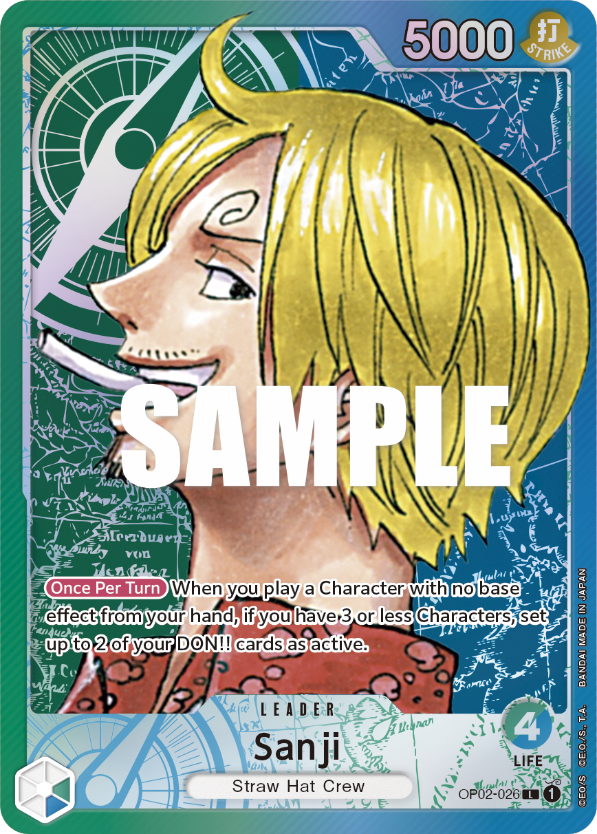 Sanji (Alternate Art) OP02-026 One Piece card