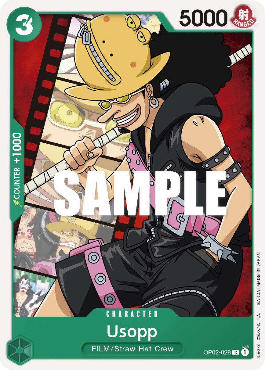 Usopp OP02-028 One Piece card