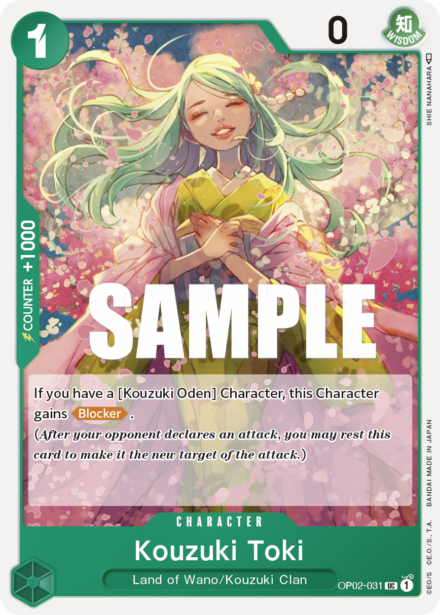 Kouzuki Toki OP02-031 One Piece card