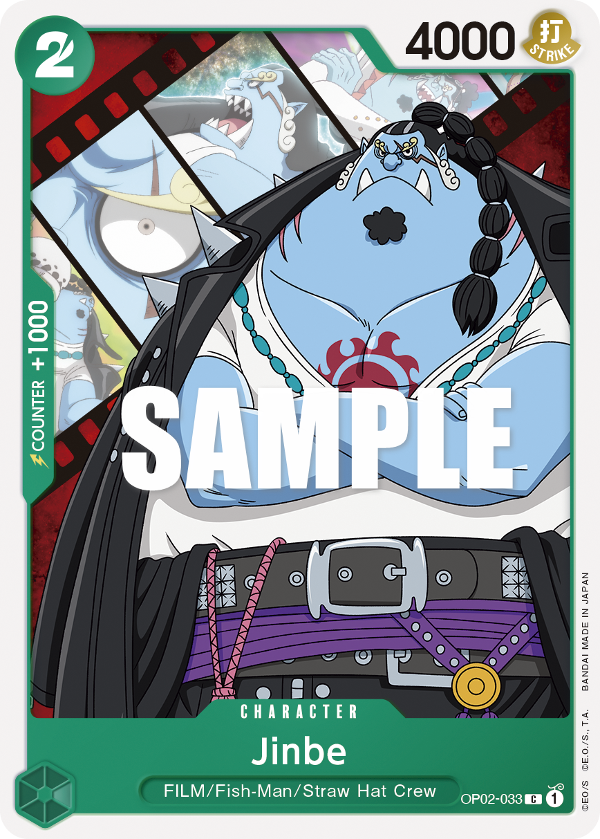 Jinbe OP02-033 One Piece card