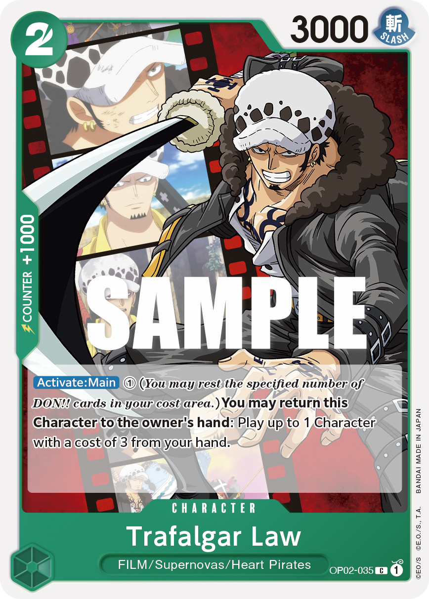 Trafalgar Law OP02-035 One Piece card