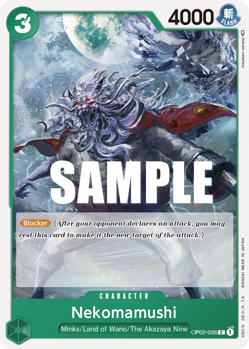 Nekomamushi OP02-038 One Piece card