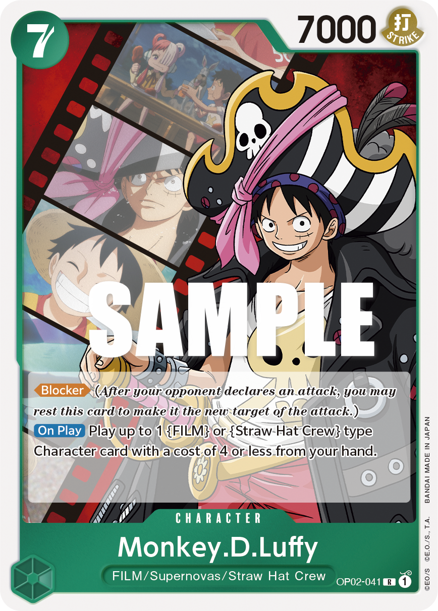Monkey.D.Luffy (041) OP02-041 One Piece card
