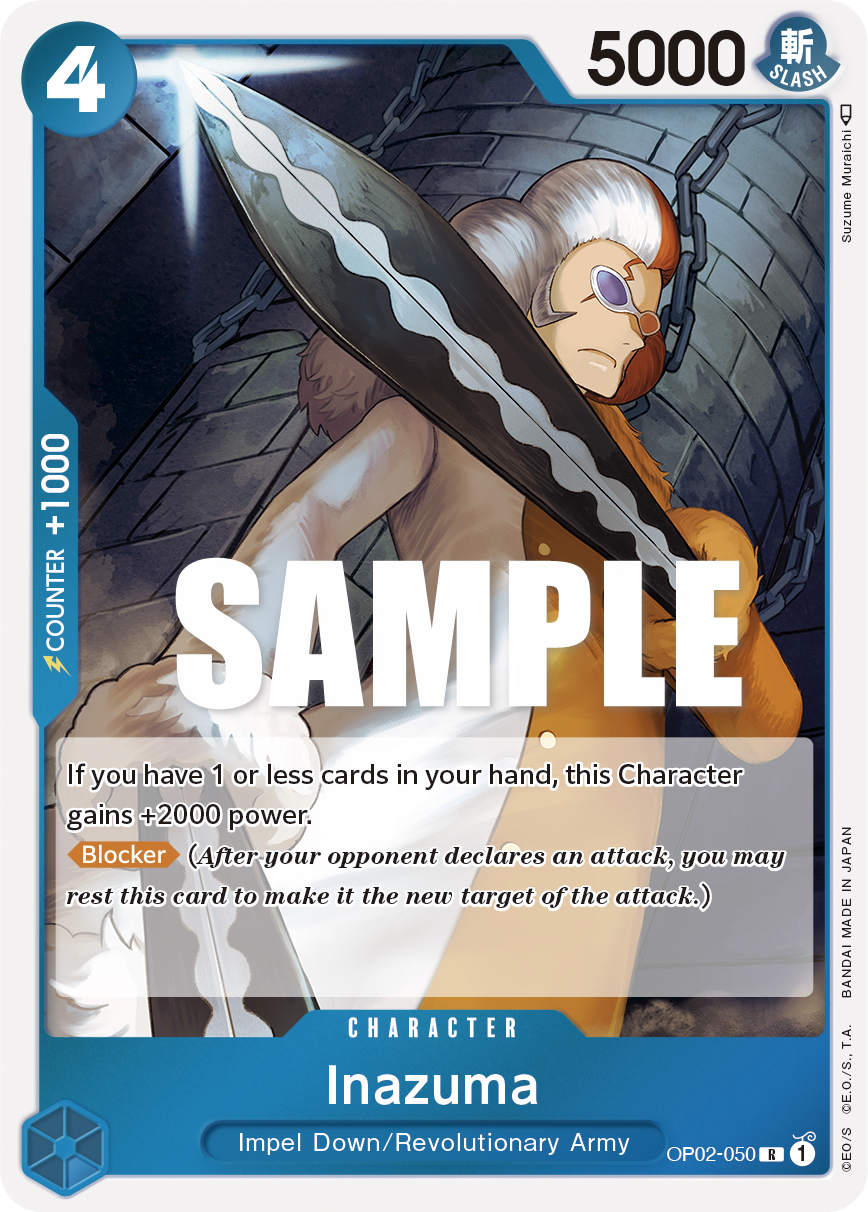 Inazuma OP02-050 One Piece card