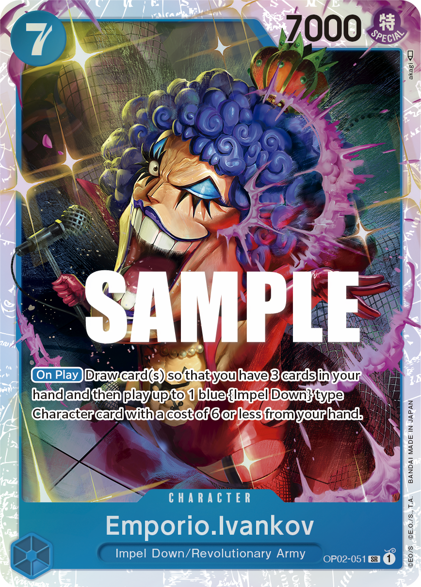 Emporio.Ivankov (051) OP02-051 One Piece card