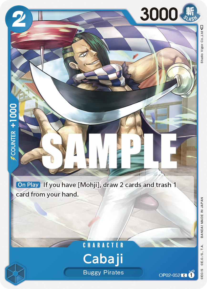 Cabaji OP02-052 One Piece card