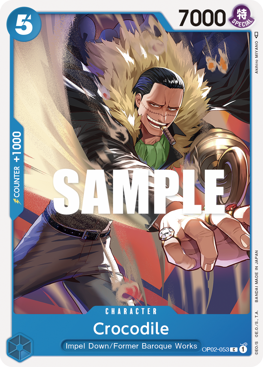 Crocodile OP02-053 One Piece card