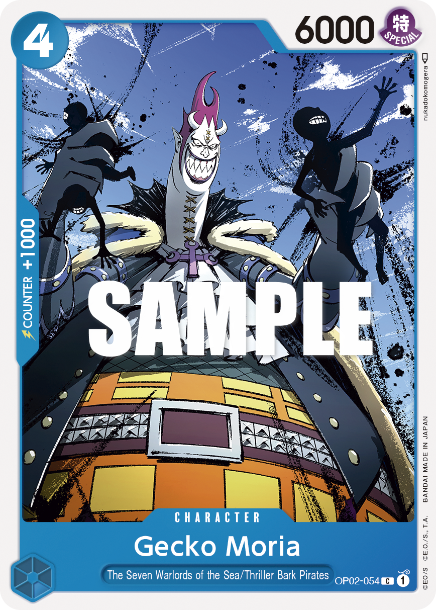 Gecko Moria OP02-054 One Piece card
