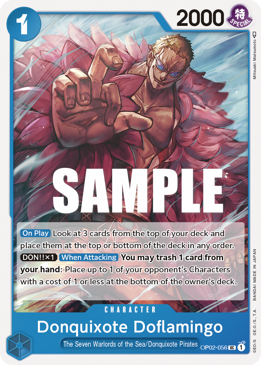 Donquixote Doflamingo OP02-056 One Piece card