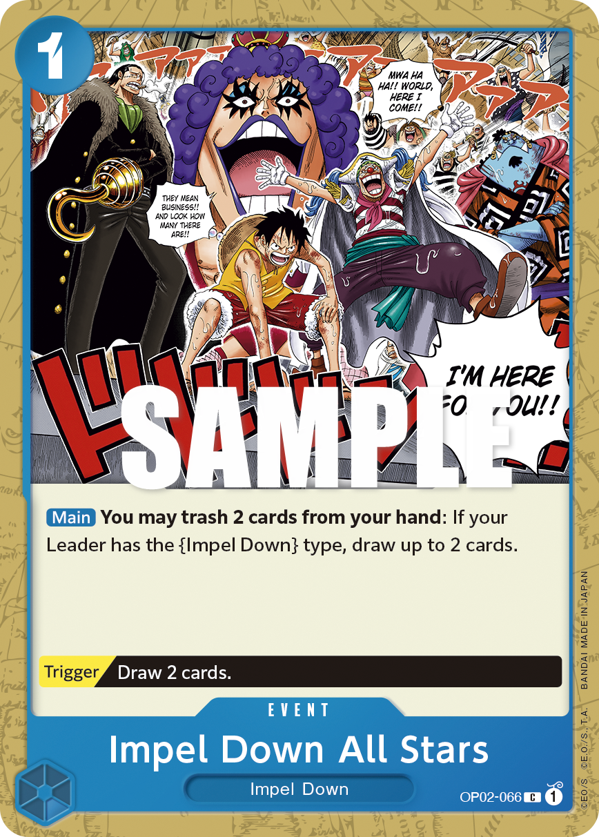 Impel Down All Stars OP02-066 One Piece card