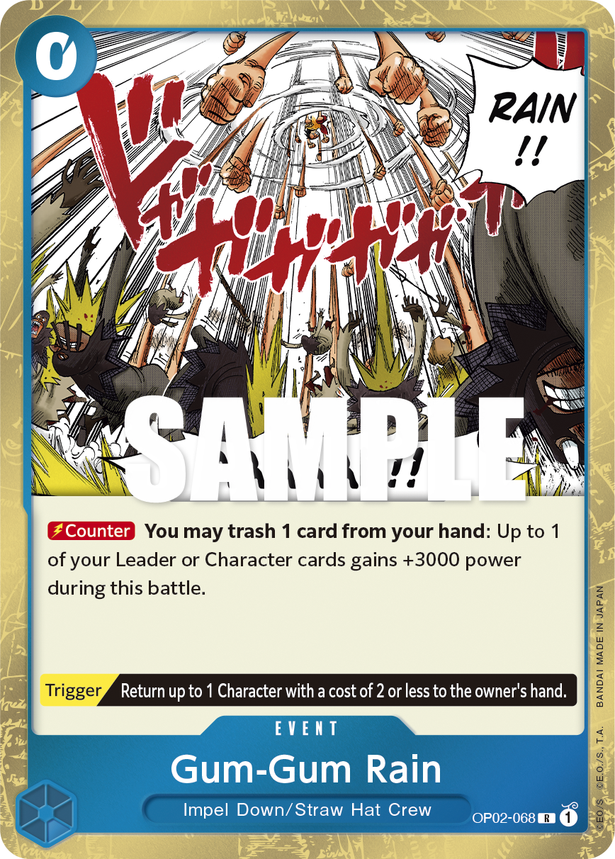 Gum-Gum Rain OP02-068 One Piece card
