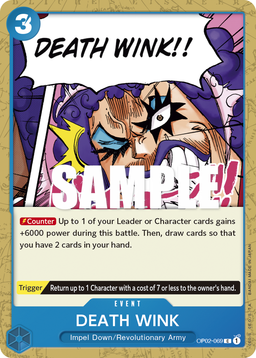 DEATH WINK OP02-069 One Piece card