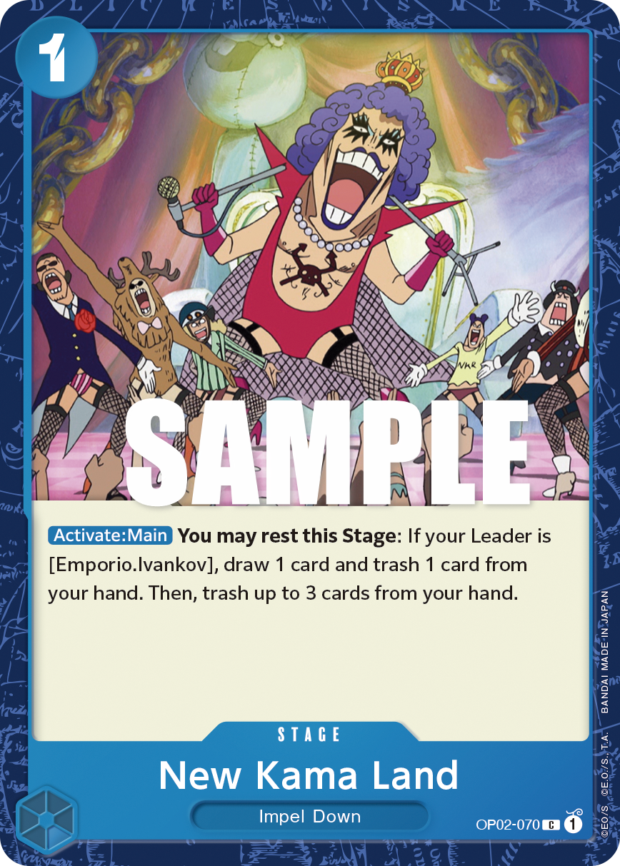 New Kama Land OP02-070 One Piece card