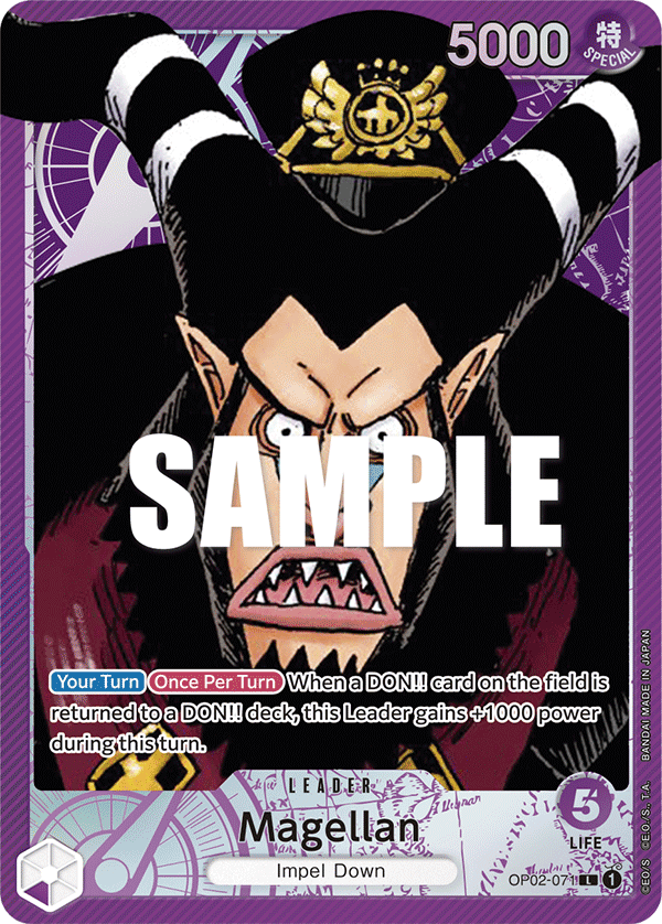 Magellan (071) (Alternate Art) OP02-071 One Piece card