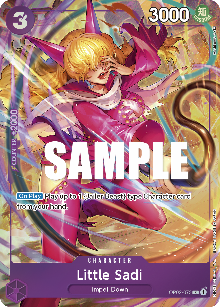 Little Sadi (Alternate Art) OP02-073 One Piece card