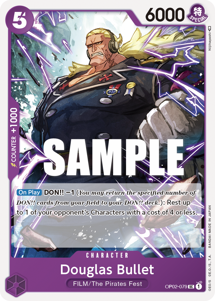 Douglas Bullet OP02-079 One Piece card