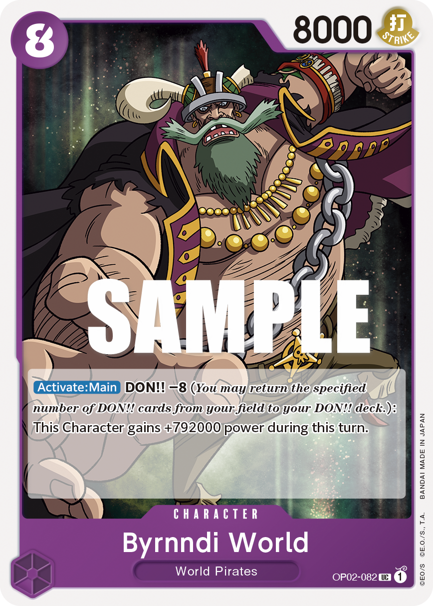 Byrnndi World OP02-082 One Piece card