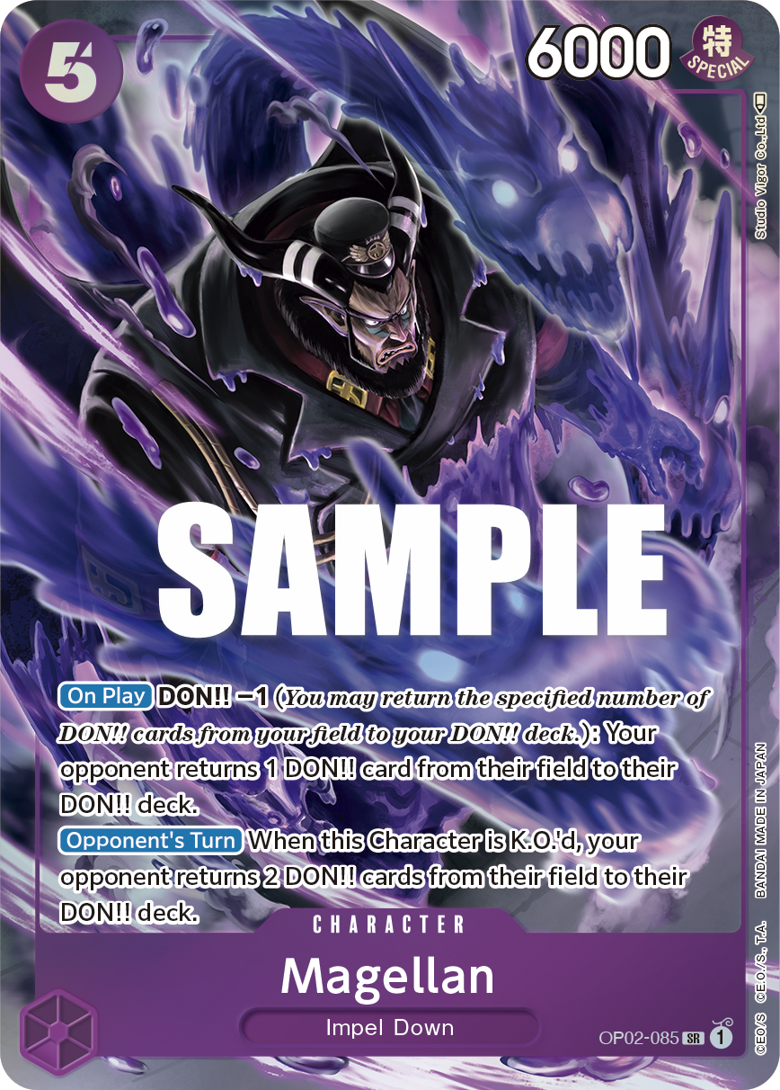 Magellan (085) (Alternate Art) OP02-085 One Piece card