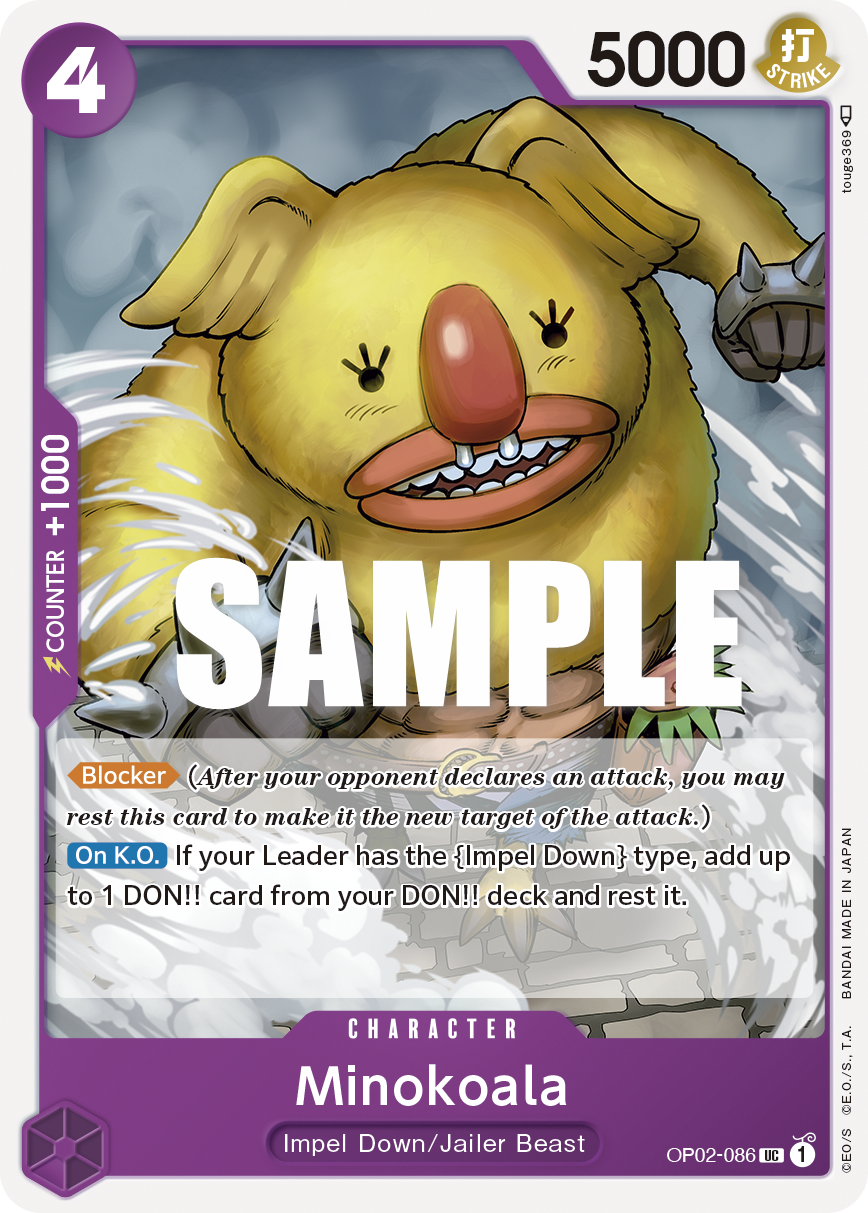 Minokoala OP02-086 One Piece card