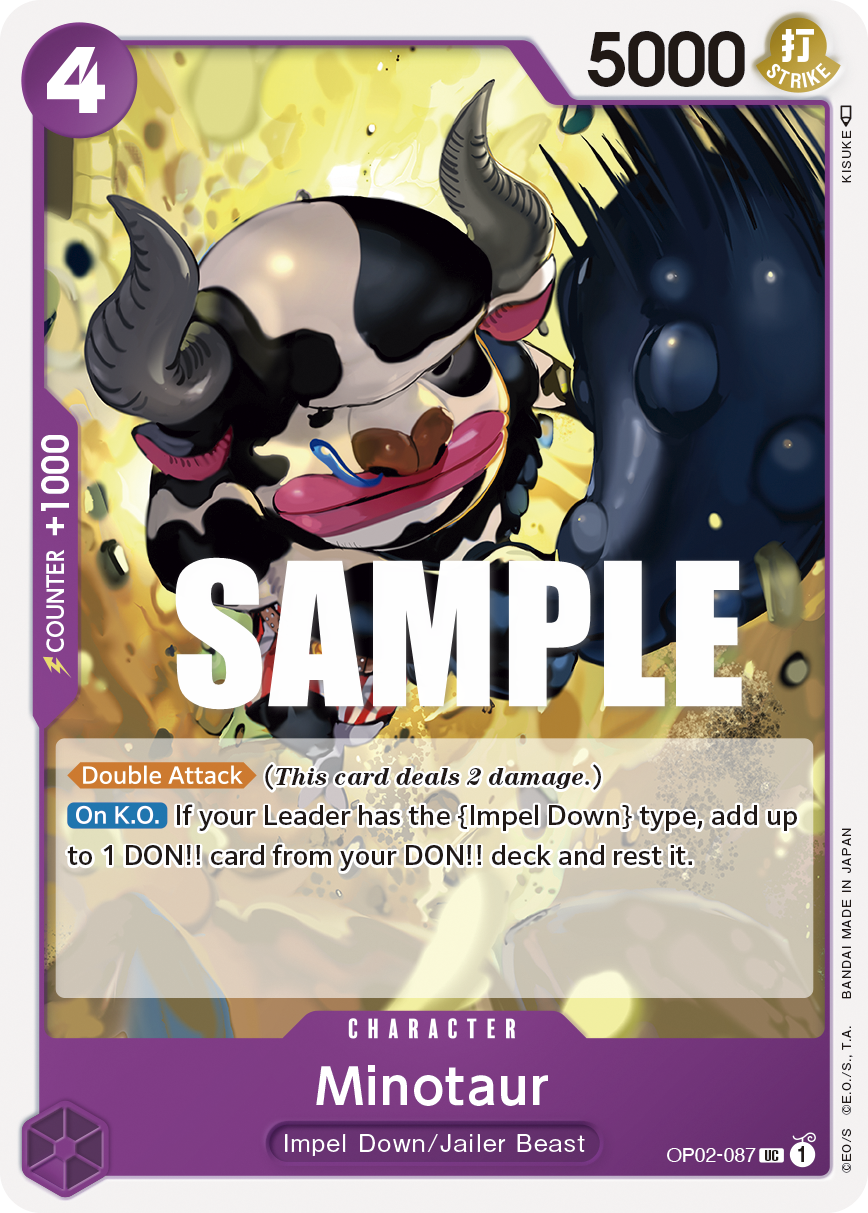 Minotaur OP02-087 One Piece card