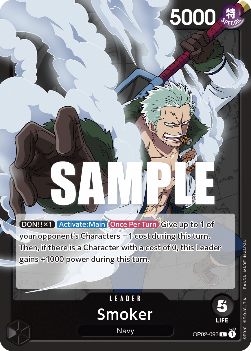 Smoker (093) OP02-093 One Piece card