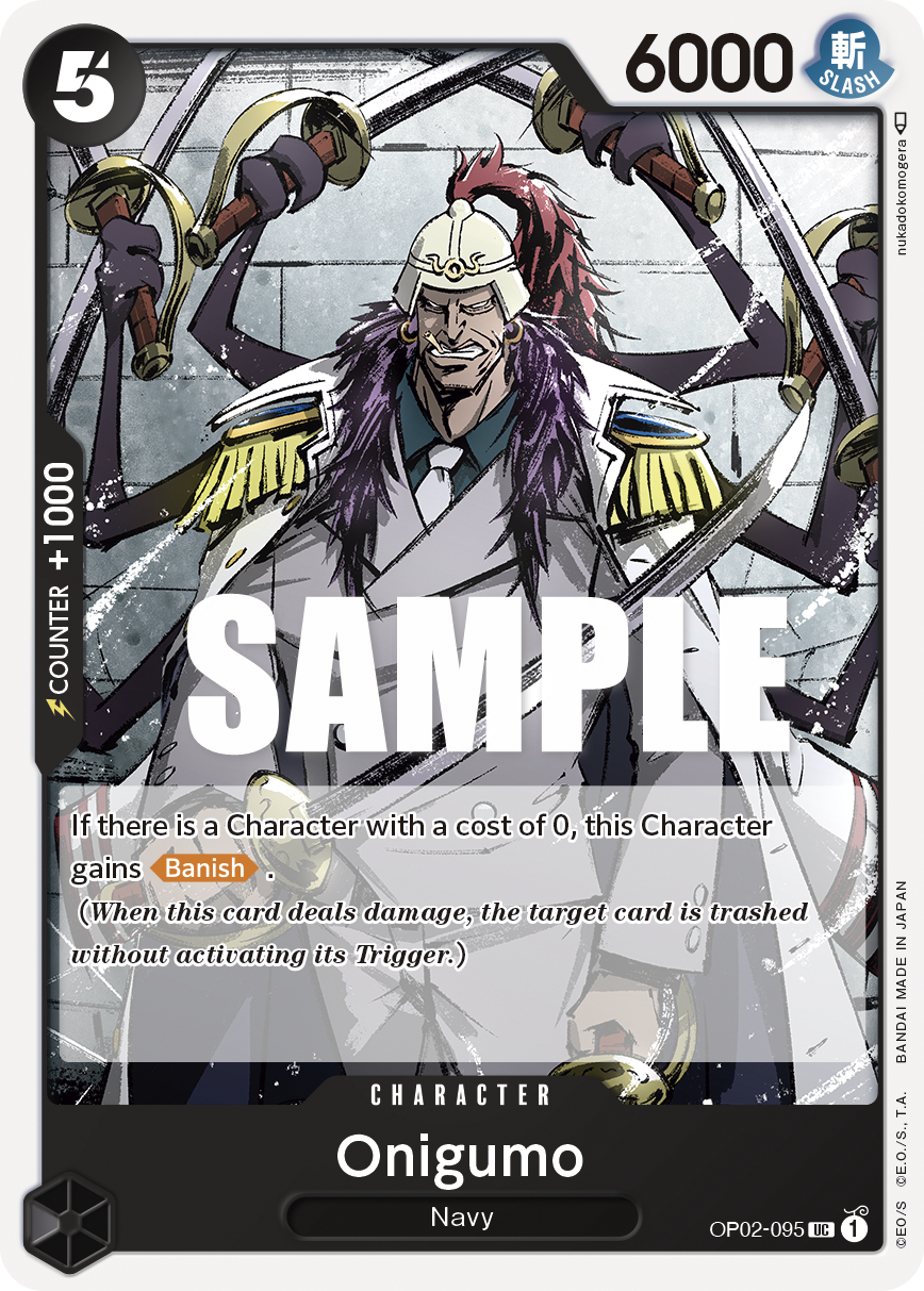 Onigumo OP02-095 One Piece card