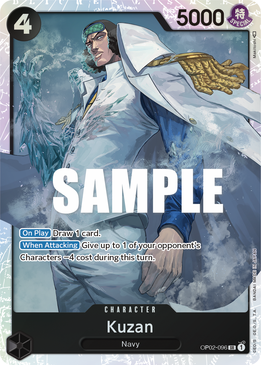 Kuzan (096) OP02-096 One Piece card