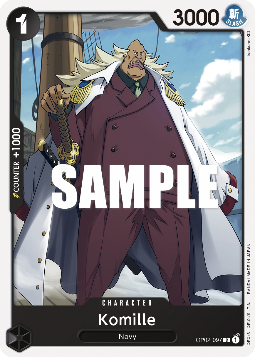 Komille OP02-097 One Piece card