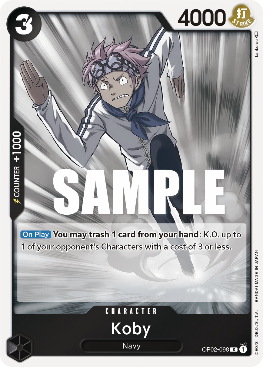Koby OP02-098 One Piece card