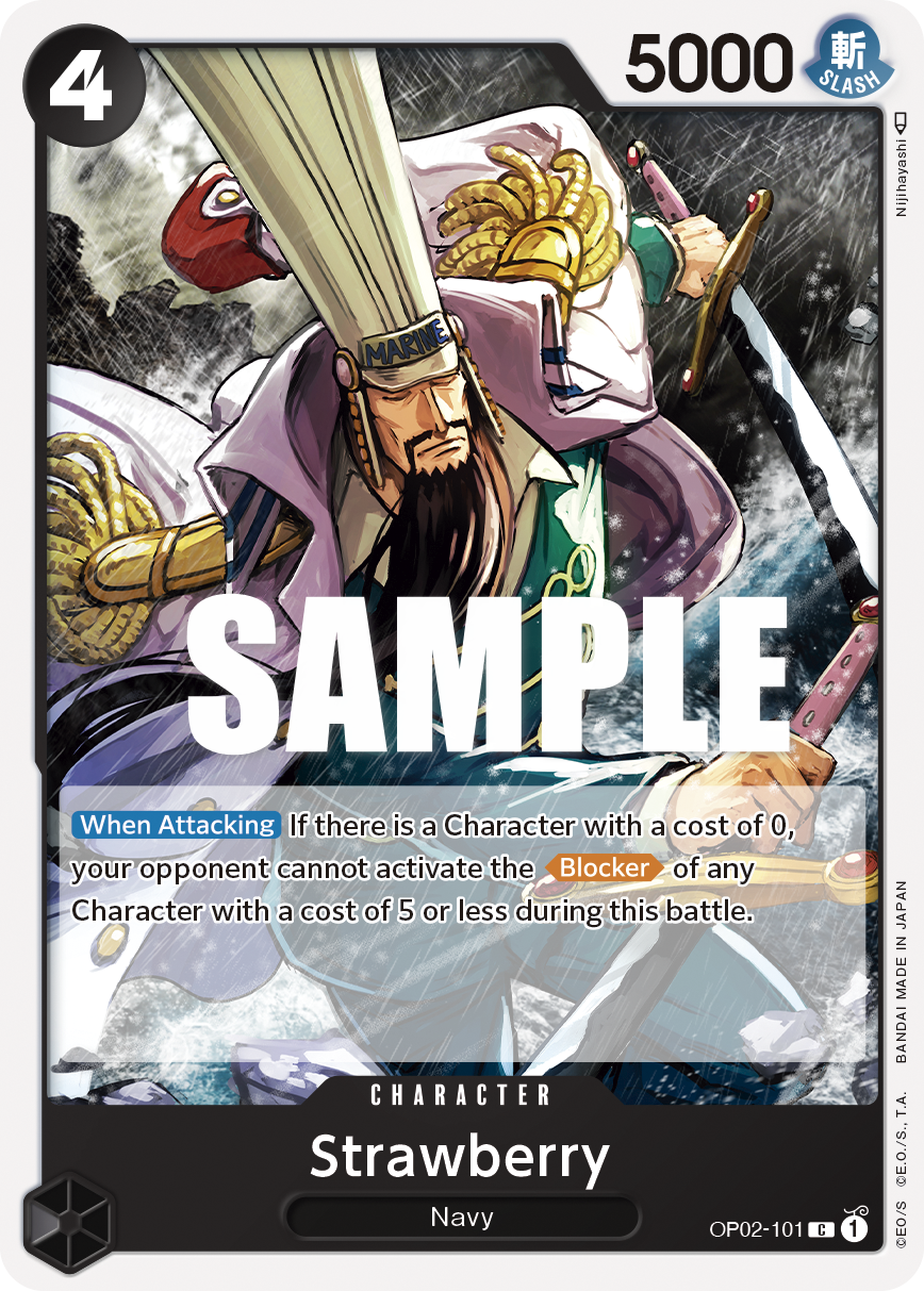 Strawberry OP02-101 One Piece card