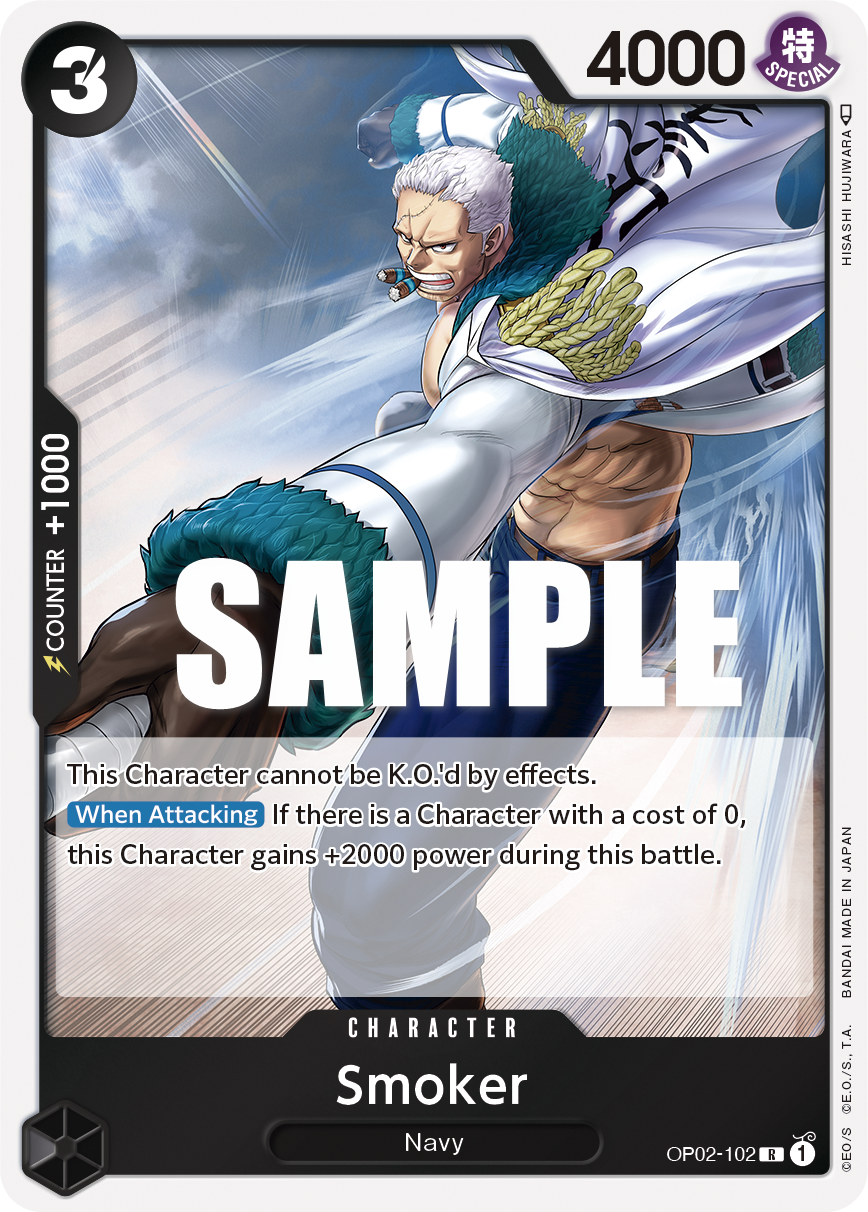 Smoker (102) OP02-102 One Piece card