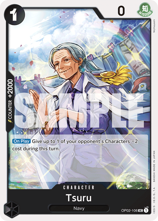 Tsuru OP02-106 One Piece card