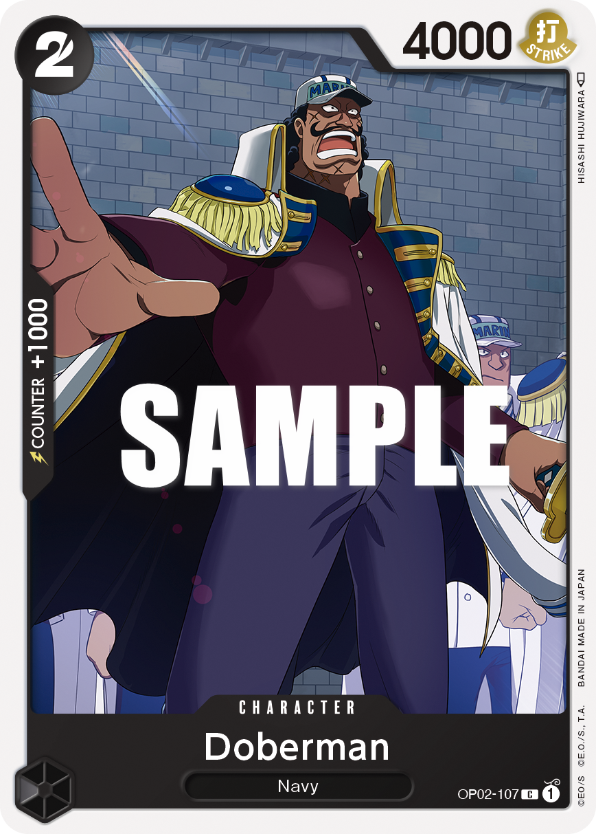 Doberman OP02-107 One Piece card