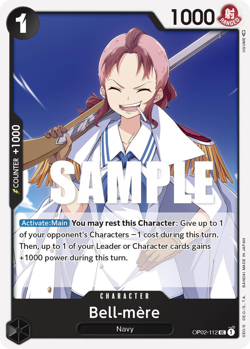 Bell-mere OP02-112 One Piece card
