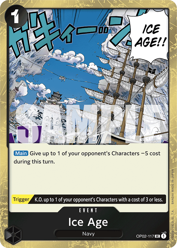Ice Age (Jolly Roger Foil) OP02-117 One Piece card