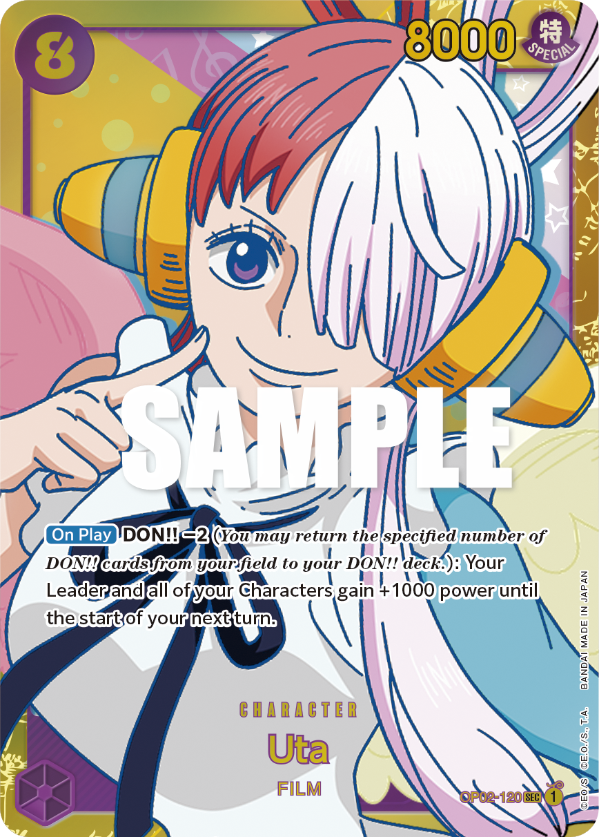 Uta OP02-120 One Piece card