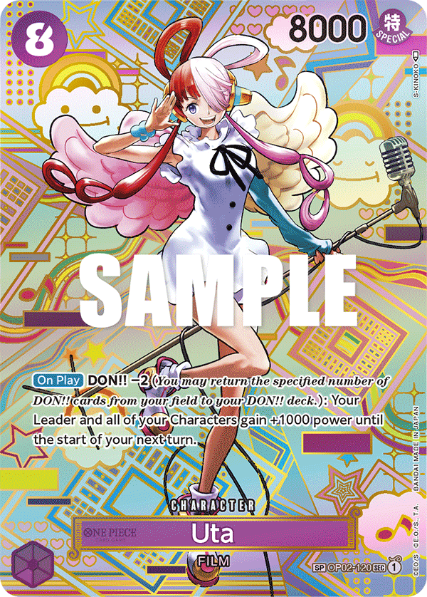 Uta (SP) OP02-120 One Piece card