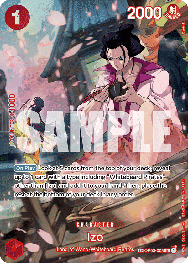 Izo (SP) OP03-003 One Piece card