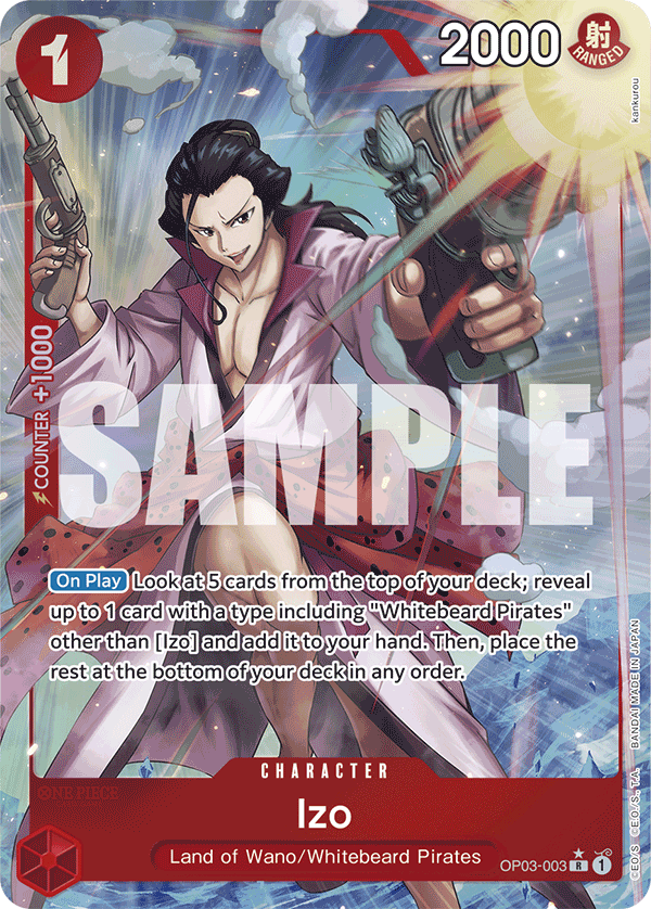 Izo (OP03-003) (Full Art) OP03-003 One Piece card
