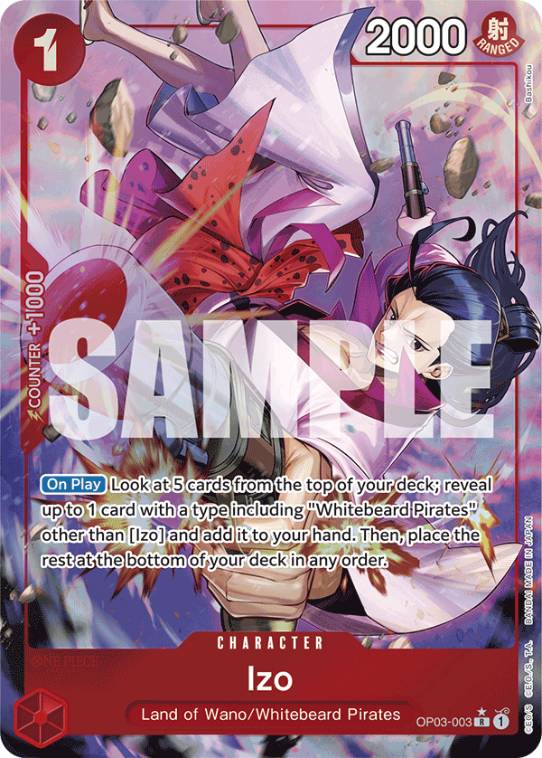 Izo (OP03-003) (Alternate Art) OP03-003 One Piece card
