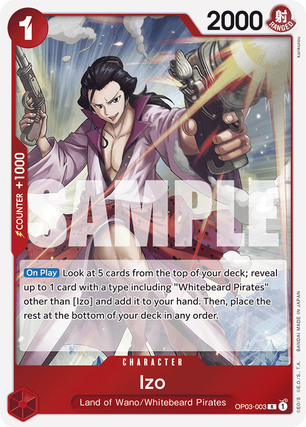 Izo (OP03-003) (Reprint) OP03-003 One Piece card
