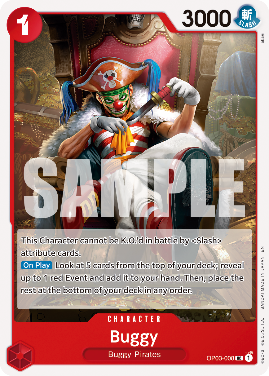 Buggy - OP03-008 (Reprint) OP03-008 One Piece card