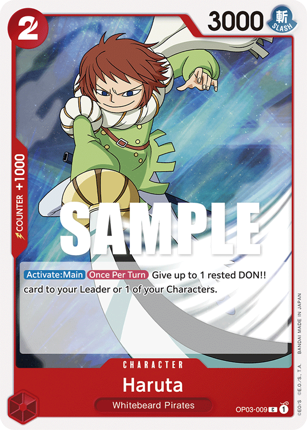 Haruta OP03-009 One Piece card