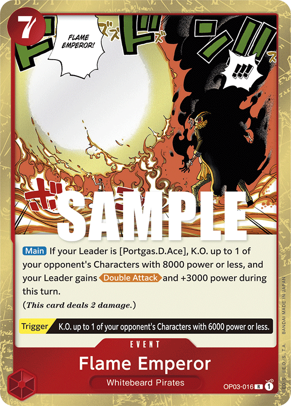 Flame Emperor OP03-016 One Piece card
