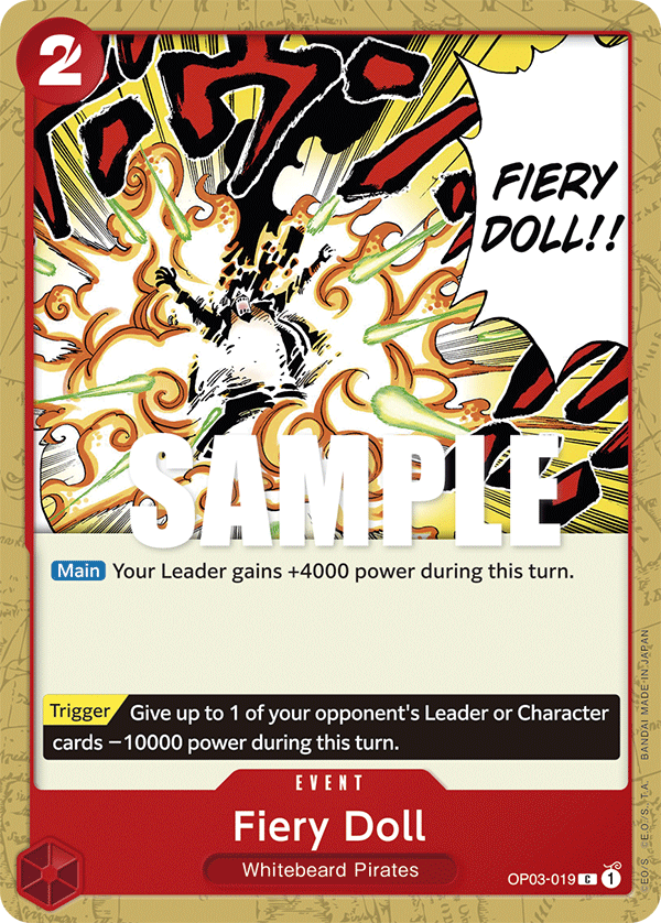 Fiery Doll OP03-019 One Piece card