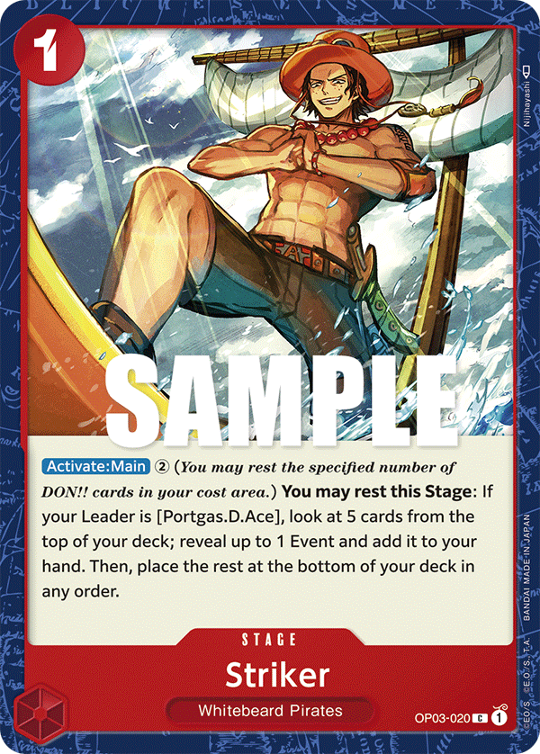 Striker OP03-020 One Piece card